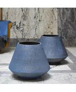 Pots - Handmade Polyester Stone Planters - Shaheen Farouk Designs - TijaraHub