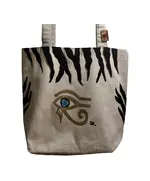 Hand Painted Tote Bag  - Wholesale - Handmade  - Cotton - Horus Eye - Tijarahub