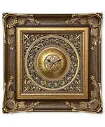 Luxury Wall Clock - B2B - Big - Brown - Model: 50/2B-TijaraHub