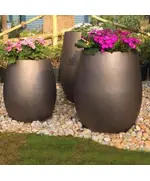 Pots - Handmade Polyester Stone Planters - Shaheen Farouk Designs - TijaraHub