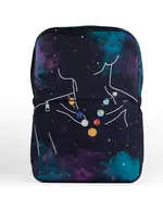 Planets Necklace Backpack - Wholesale Bags -  Multi Color - High-quality Treated Spun - Dot Gallery - TijaraHub