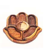 Wooden Nuts Tray - B2B - Handmade - Fowacrafts - Tijarahub