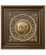 Luxury Wall Clock - B2B - Simple frame - Big - Brown - Model: 50B-TijaraHub