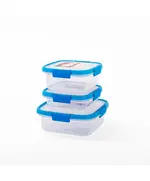 Square Hygienic Food Container Set 3 Pieces - Wholesale - Home and Garden - El Helal and Silver Star Group - Tijarahub