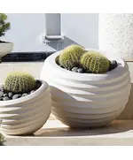 Pots - Handmade Polyester Stone Planters - Shaheen Farouk Designs - TijaraHub