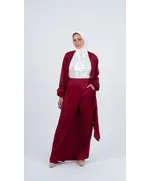Flowy Wrap Satin Set of 3 pieces - Wholesale - Women Clothing - Nora Scarf - Tijarahub
