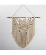 Macrame Wall Hanging Tapestry 100 x 90 cm - B2B - Handmade - Bazaar Misr - Tiarahub