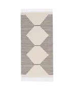 Grey and White Handloomed Kilim Rug 140 x 70 cm - Buy In Bulk - Handmade - Bazaar Misr - Tijarahub