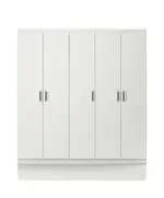 Lavinia 5 Doors Wardrobe 50 x 175 x 182 cm - Wholesale - White - Sunroyal Concept
TijaraHub