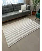 LOOP RABBİT FEATHER RUG 80 x 3 cm - Rugs - Wholesale - SATEN CARPET - Tijarahub