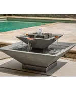 Traditional Stone Fountain - Handmade Polyester stone Fountain - B2B - Shaheen Farouk Designs - TijaraHub