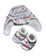 Star World Winter Hat and Socks - Soft Cotton Comfort, New Baby's Clothing - B2B - Baby Shoora​ - TijaraHub