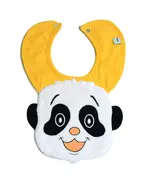 Panda Baby Bib - Soft Cotton Comfort, New Baby's Clothing - B2B - Baby Shoora​ - TijaraHub
