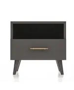 Lavinia Anthracite Nightstand 38 x 45 x 47 cm - Wholesale - Black - Sunroyal Concept
TijaraHub