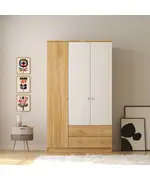 Zenio Sapphire Oak 3 Door 2 Drawer Wardrobe – Bulk – Turkish Furniture – Zenio Mobilya. TijaraHub!