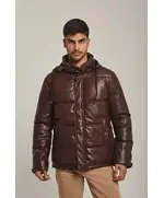 Faux Leather Men Jacket - Wholesale - Brown - Dalydress
TijaraHub