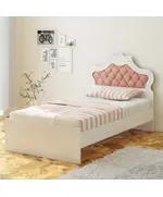 Zenio Single Bedstead - Pink – Buy in Bulk – Turkish Furniture – Zenio Mobilya​ - TijaraHub