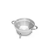 Set Of 2 Pcs Colander With Legs 2 mm Thickness - Cook Ware - Wholesale - Alnahda TijaraHub