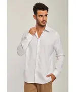 Long Sleeve Classic Shirt - Wholesale - White - Dalydress
TijaraHub