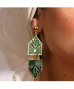 Bahanaa Earrings - Handmade Jewelry - B2B - Plated Egyptian Gold 18k - Model: Y.BB 0043 - Tijararhub
