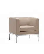 Arm Chair Covered with Artificial Leather - Chair - Buy In Bulk - Impact - Tijarahub