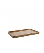 MUD - Towel Tray Natural Marble (L31 x W22 x H2 cm) - Rosso Collemandina - Handmade Tijarahub