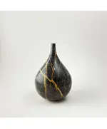 MUD - Pencil Pot Natural Marble (L17.5 x W17.5 x H24 cm) - Handmade Tijarahub