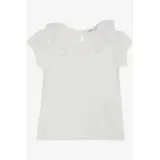 Frilly Collared Top - Girls' Clothing - Cotton