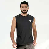 Basic Tank Top (Black) - Men's Wear - Dry-fit Polyester