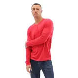 Long Sleeves V-Neck T-Shirt - Men's Wear - Mixed Poly-cotton