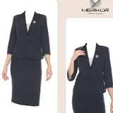 Poly Viscose Skirt Suit - B2B - Fashion For Women - Mercury - Tijarahub