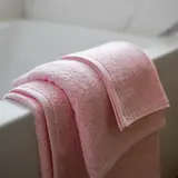 Plain Towel - Pink Color - 100% High Quality Cotton - Buy in Bulk - More Cottons - TijaraHub