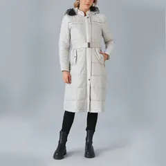 Quilted Coat with Portable Hooded - Women's Wear - Turkey Fashion