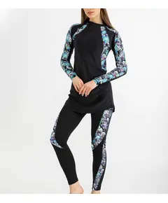 Libra - ملابس سباحة نسائية أساسية غير متماثلة - حماية من الأشعة فوق البنفسجية +50 تجارة هب