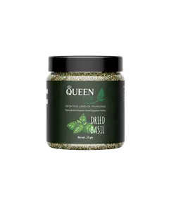 Queen Tiye Dried Basil - 25 gm - Crushed & Organic Tijarahub