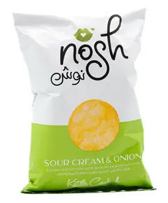 Nosh Natural Kettle Cooked Potato Chips - Sour Cream & Onion​ Flavor - 40~50gm Tijarahub