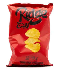 Ridge Natural Kettle Cooked Crinkled Potato Chips - Tunisian Harissa Flavor - 65~75gm Tijarahub