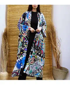 Folklore Kaftan - for women - free size - Colorful design - SK Shop