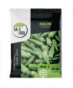 Frozen Okra Extra - 400 gm - High Quality Frozen Vegetables