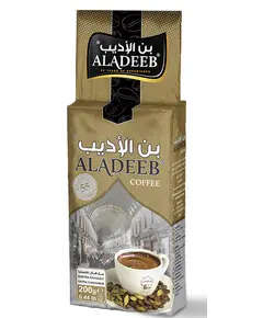 Aladeeb Coffee Extra Cardamom - 200 gm - Quality Coffee - Turkish Ground Coffee Tijarahub