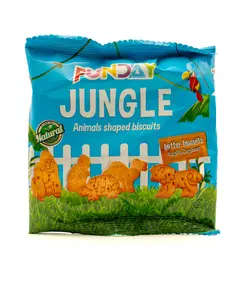 Jungle Crackers Animals Shapes Butter Flavor - 36 gm