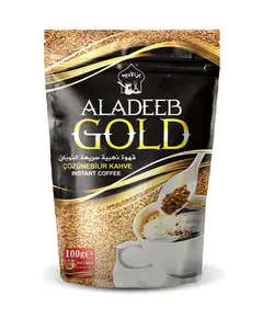 Aladeeb Gold Instant Coffee - 100 gm - Quick Melting Golden Coffee Tijarahub