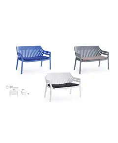 Hilton Double Chair - Plastic Garden Chair - Outdoor Furniture