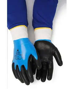 Safety Gloves TBW34 Double-Coated Blue Gloves - BestGuard Tijarahub