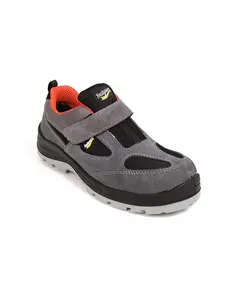 Safety Shoes Suede Velcro S1P Steel Toe Work Shoes - NİL - BestGuard Tijarahub