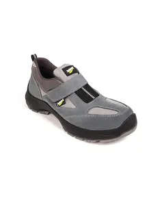 أحذية السلامة من جلد الغزال الفيلكرو سبورت S1P أحذية العمل ذات المقدمة الفولاذية - NIL SPORT - BestGuard تجارة هب