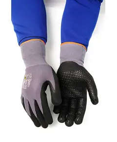 Safety Gloves TBW51 Micro Foam Nitrile Coating Palm Dot Work Gloves​ - BestGuard Tijarahub