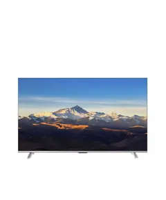 El-Araby 55 Inch 4K UHD Smart Android Frameless LED TV with Remote Control, Bluetooth, Wi-Fi, RF, USB, HDMI Silver