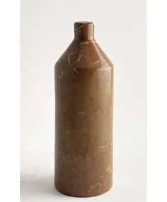 MUD - Short Neck Marble Medium Vase (L8.5 x W8.5​ x H23 cm) - Handmade Tijarahub