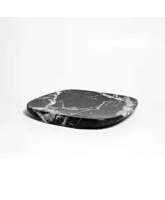 MUD - Flat Plate Natural Marble (L21 x W21 x H2 cm) - Hand Made Tijarahub